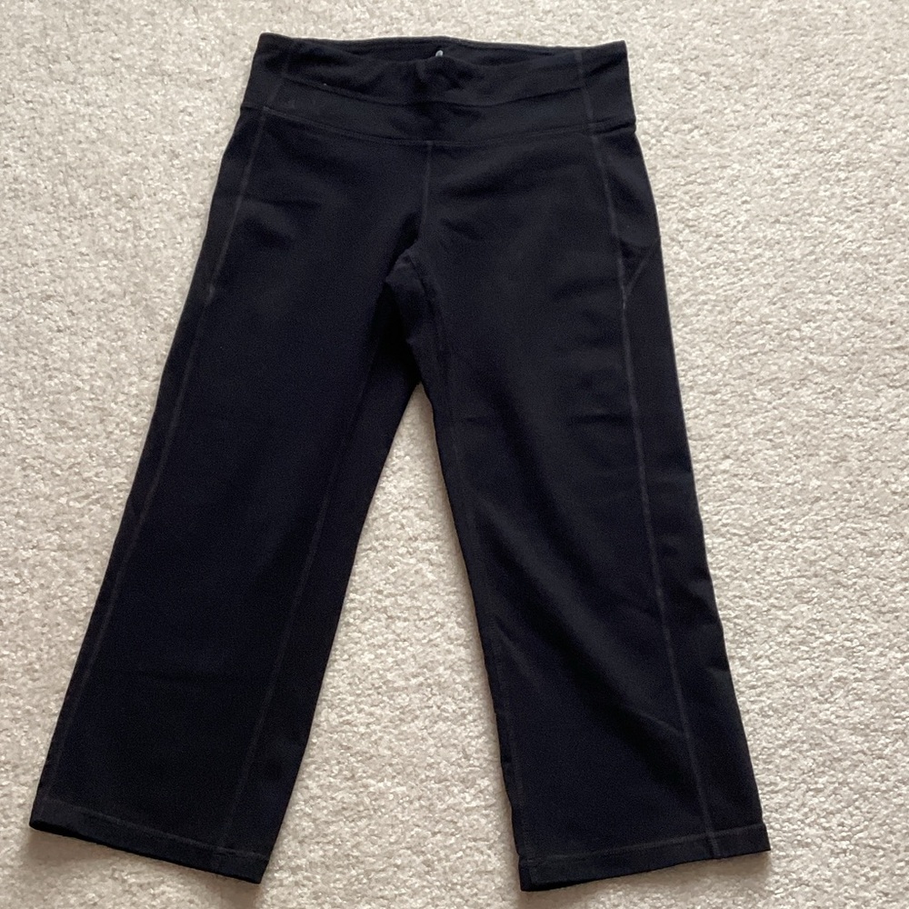 Athleta Womens Black Capri Leggings